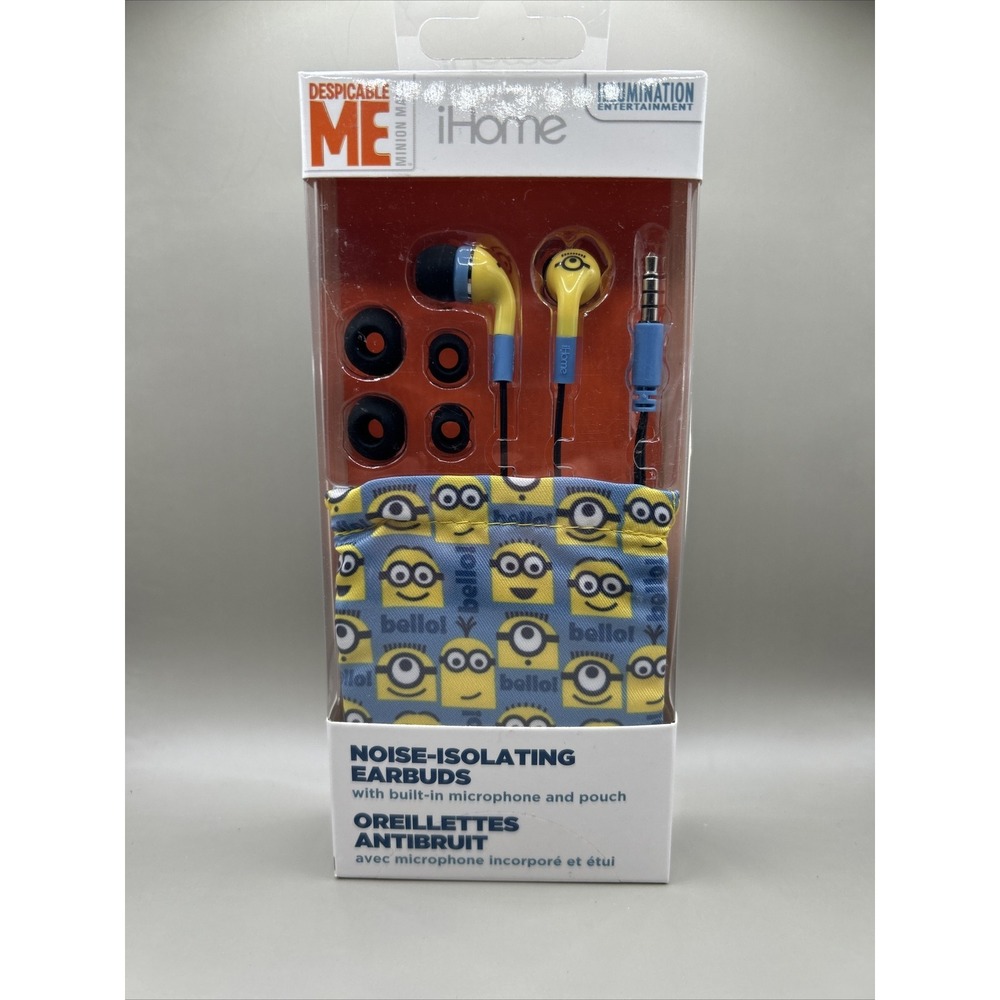 Ihome Noise-Isolating Earbuds,Despicable ME Theme